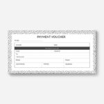 Payment Voucher Template In Publisher, Word, Pages, Illustrator Throughout Payment Voucher Sample Template