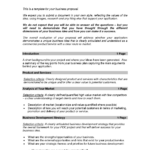 Pin Page In Business Plan Proposal Template Sample