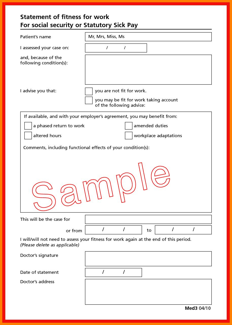 Pin Page within Doctor&amp;#039;S Note Sample Template