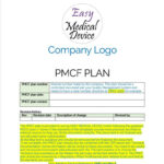 Pmcf Plan Template – Easy Medical Device School Pertaining To Medical Device Quality Plan Template Sample