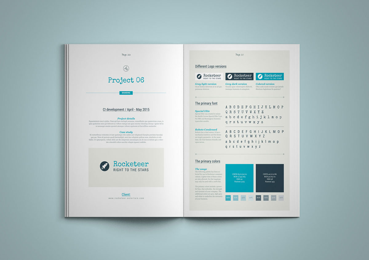 Portfolio Book Template :: Behance throughout Book Sample Template