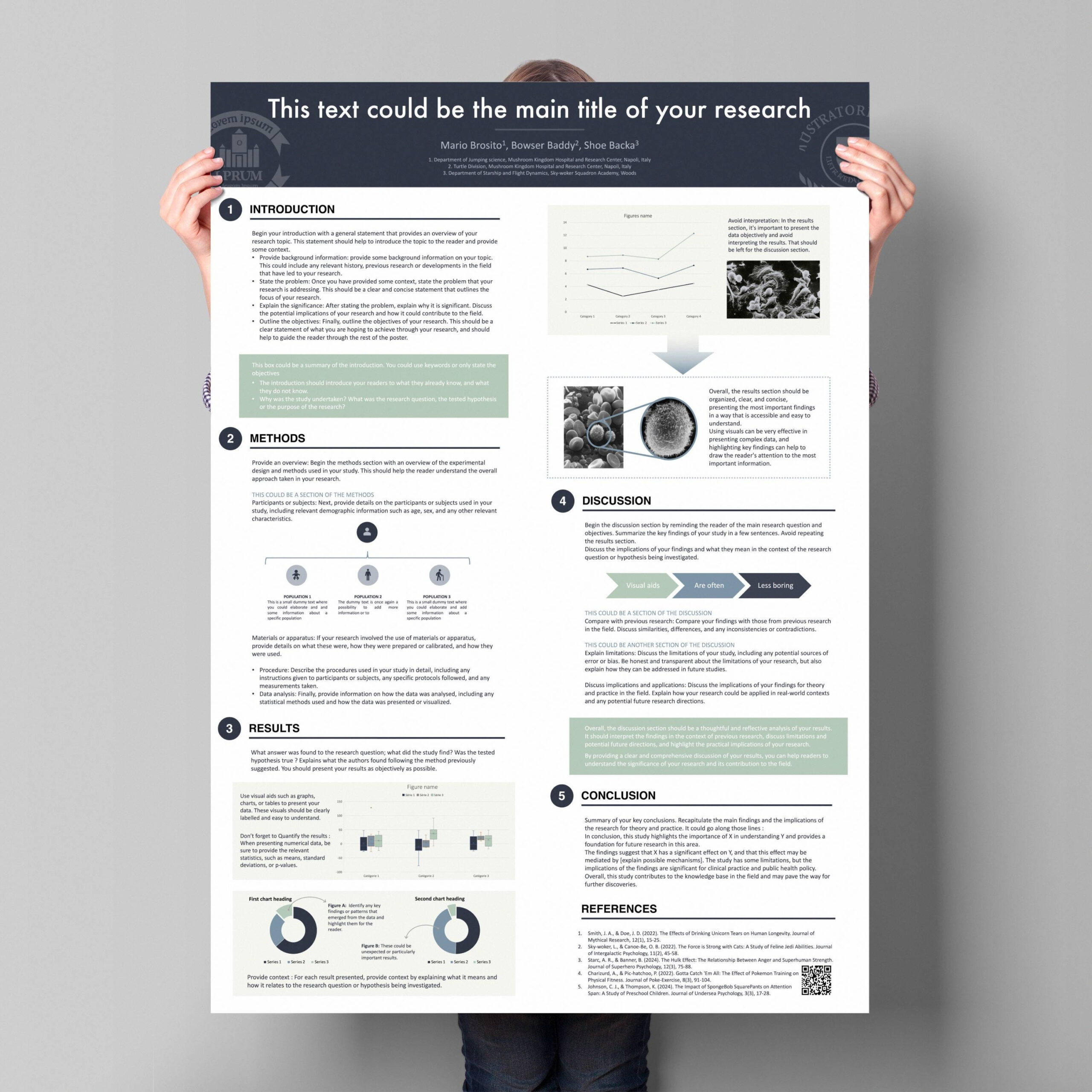 Powerpoint Research Poster Template Abstract Presentation For for Research Poster Sample Template