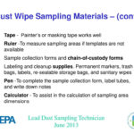 Ppt   Chapter 3 Powerpoint Presentation, Free Download   Id:2365500 Regarding Lead Dust Wipe Sampling Template