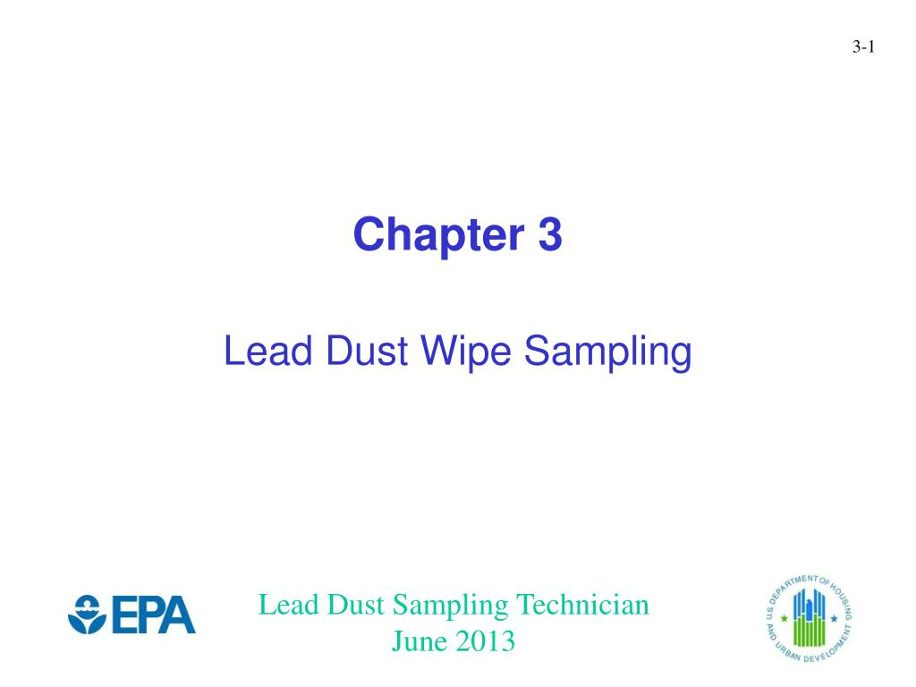 Ppt - Chapter 3 Powerpoint Presentation, Free Download - Id:2365500 with Lead Dust Wipe Sampling Template