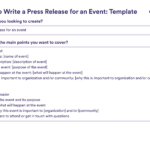 Press Release For An Event Templates: How To Write & Examples Intended For Event Press Release Template Sample