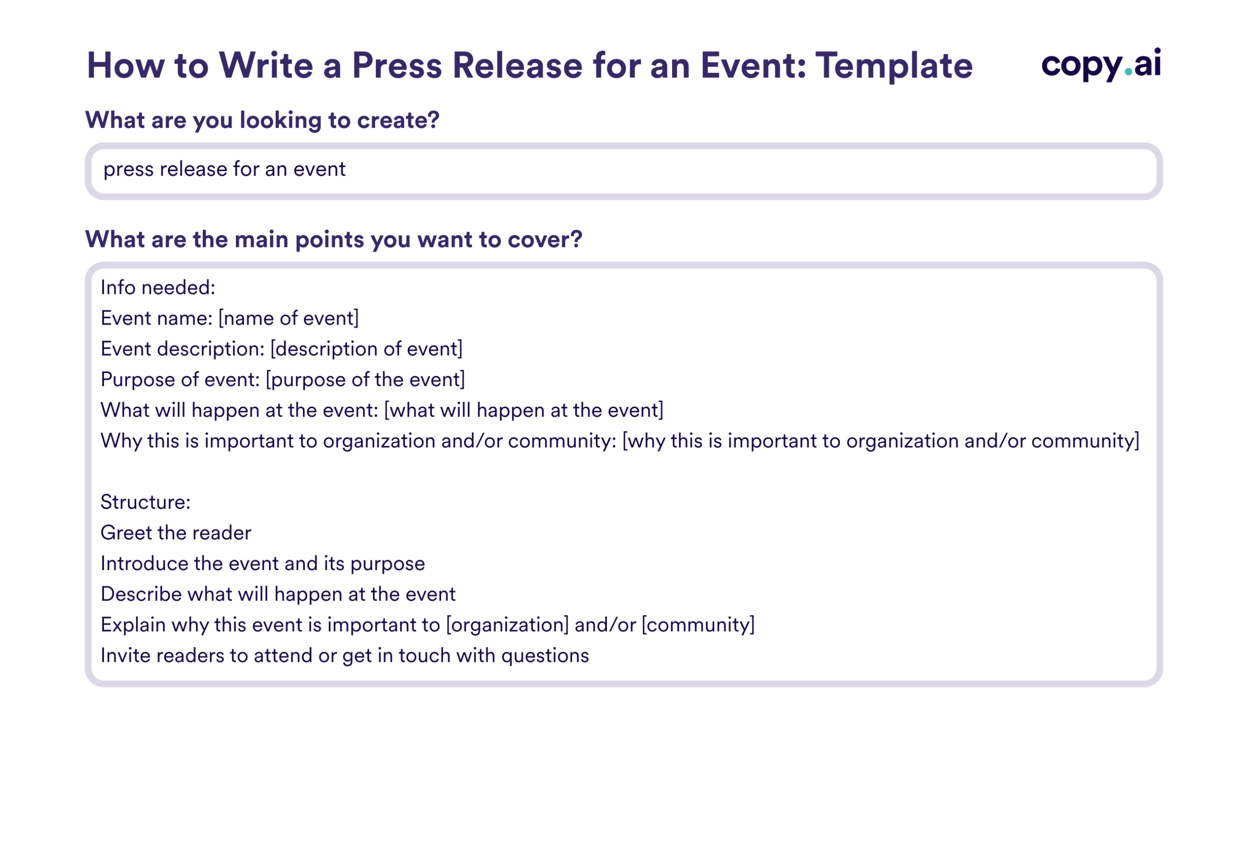 Press Release For An Event Templates: How To Write &amp;amp; Examples intended for Event Press Release Template Sample