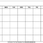 Printable Blank Calendar Templates   Wiki Calendar Intended For Calendar Sample Template