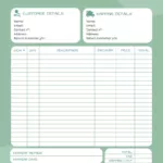 Printable Order Form Templates Regarding Order Form Template Free Sample