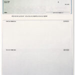 Printed Business Checks For Software, Top Format   Discounttaxforms In Business Check Sample Template