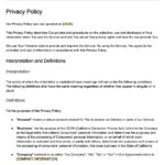 Privacy Policy Template   Termsfeed Regarding Privacy Policy Sample Template