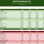 Pro Forma Balance Sheet Template Financial Forecasting (Free) For Pro Forma Financial Statements Sample Template