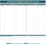 Production Report Format → Free Report Examples With Production Report Sample Template