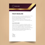 Professional Business Letterhead Template Design – Graphicsfamily Inside Business Letterhead Sample Templates