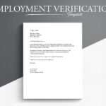 Professional Employment Verification Letter Template. Google Docs With Regard To Employment Verification Letter Template Sample