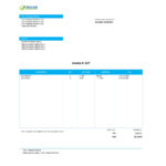 Professional Sales Invoice Template (Excel) For Sales Invoice Template Sample