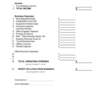 Profit And Loss Statement Template   Fill Online, Printable For P&L Sample Template