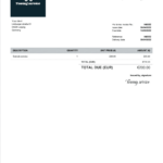 Proforma Invoice Template Made Easy   Free & Editable | Billdu Within Proforma Invoice Template Sample