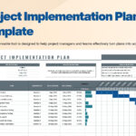 Project Implementation Plan Template In Excel, Google Sheets Intended For Project Implementation Plan Sample Template