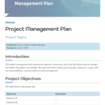 Project Management Template | Bit.ai For Program Management Plan Sample Template