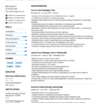 Project Manager Resume Example & Writing Tips For 2022 Intended For Project Manager Resume Template Sample