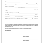 Promissory Note Template | Airslate Signnow In Free Promissory Note Sample Template