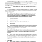 Property Maintenance Contract Template: Pre Built Template Throughout Maintenance Agreement Sample Template