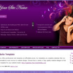 Purple Passion Template Throughout Dreamweaver Sample Templates