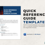 Quick Reference Guide Template In Word   Download | Template Pertaining To Sample Quick Reference Guide Template