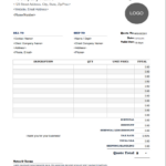 Quote Template   Invoice Simple For Quote Template Sample