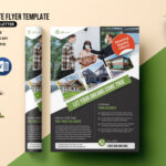 Real Estate Company Flyer Template. Word & Psd Within Real Estate Flyer Template Sample