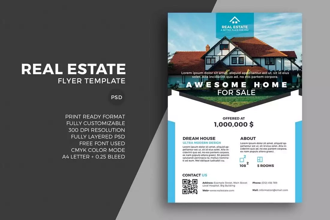 Real Estate Flyer Template | Design Shack intended for Real Estate Flyer Template Sample