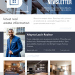 Realtor Newsletter Free Google Docs Template   Gdoc.io Inside Newsletter Sample Templates