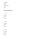 Reference List Template | Printable Word & Pdf | Lawdistrict Within References Sample Template