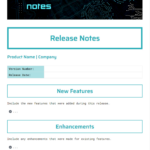 Release Notes Template | Bit.ai With Regard To Release Document Sample Template