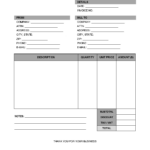 Rental Invoice Template | Invoice Maker Pertaining To Rent Invoice Sample Template