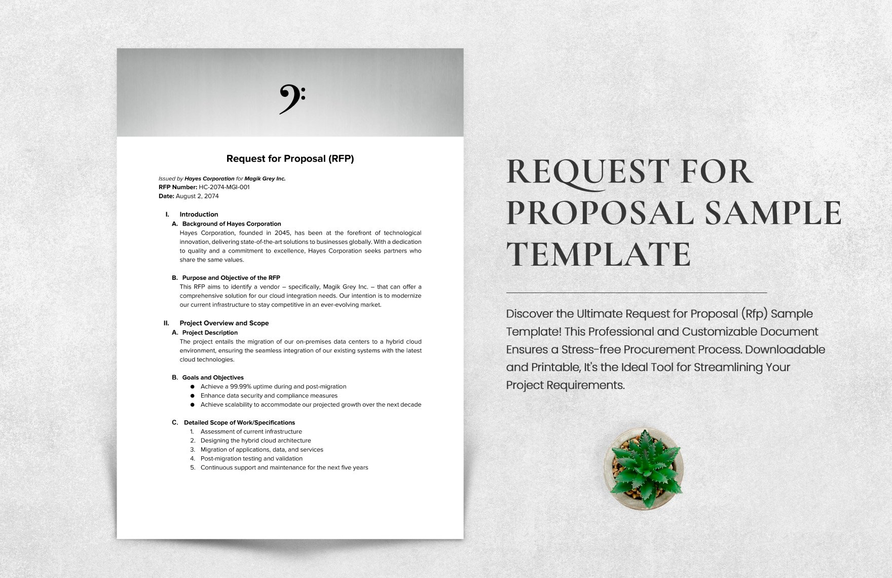 Request For Proposal Sample Template In Pages, Word, Pdf, Google within Request for Proposal Sample Template (RFP)