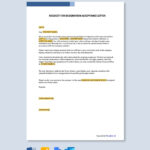 Request For Resignation Acceptance Letter In Google Docs, Pages Intended For Resignation Acceptance Letter Template Sample