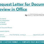 Request Letter For Document Review In Office Throughout Sample Request For Review Template