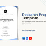 Research Proposal Template In Google Docs, Word, Pdf   Download For Research Proposal Sample Template