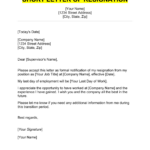 Resignation Letter Examples, Templates, And How To Write With Resignation Email Template Sample