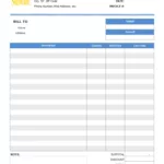 Restaurant Dining Invoice Template (No Tax) With Restaurant Receipt Sample Template