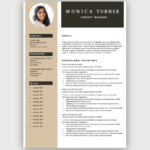 Resume Templates | Free Download | Customize In Microsoft Word Inside Free Resume Sample Templates