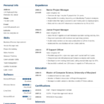 Resume Templates To Download And Print In Simple Resume Templates Sample