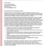 Retention Manager Cover Letter Examples   Qwikresume With Retention Letter Sample Template