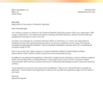 Retention Specialist Cover Letter Example | Kickresume With Retention Letter Sample Template