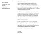 Retention Specialist Cover Letter Examples (Template & 20+ Tips) With Retention Letter Sample Template