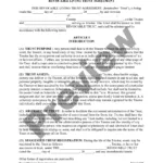 Revocable Living Trust For Minors   Living Trust Sample Pdf | Us In Living Trust Sample Template