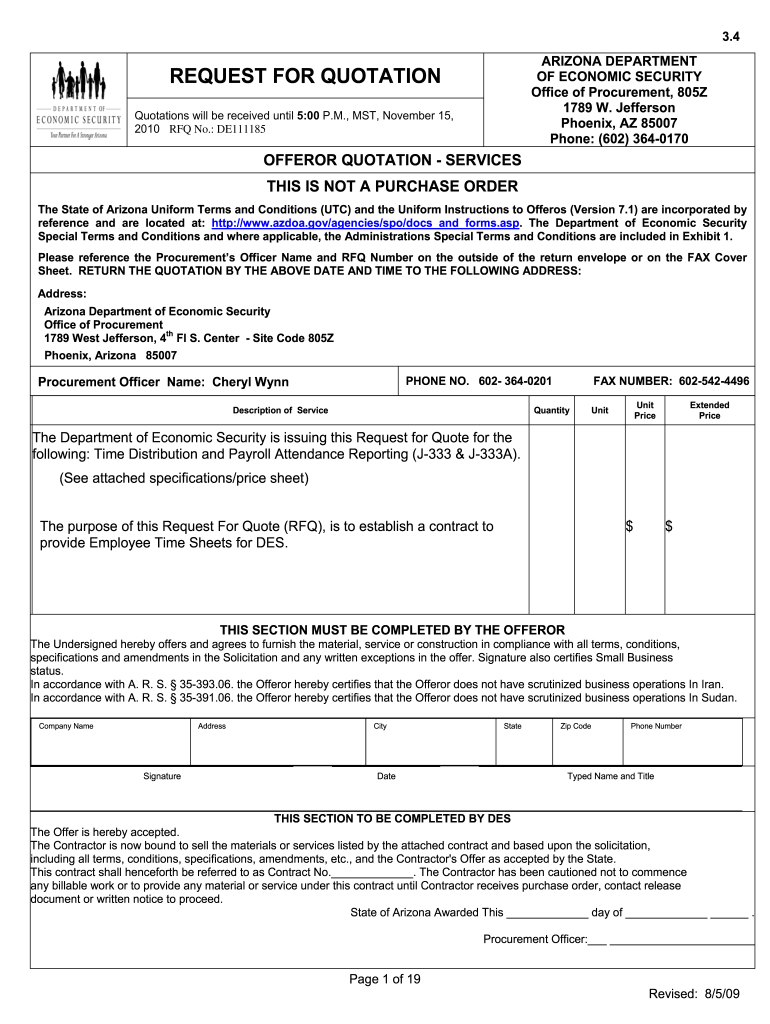 Rfq Template: Fill Out &amp;amp; Sign Online | Dochub intended for RFQ Sample Template