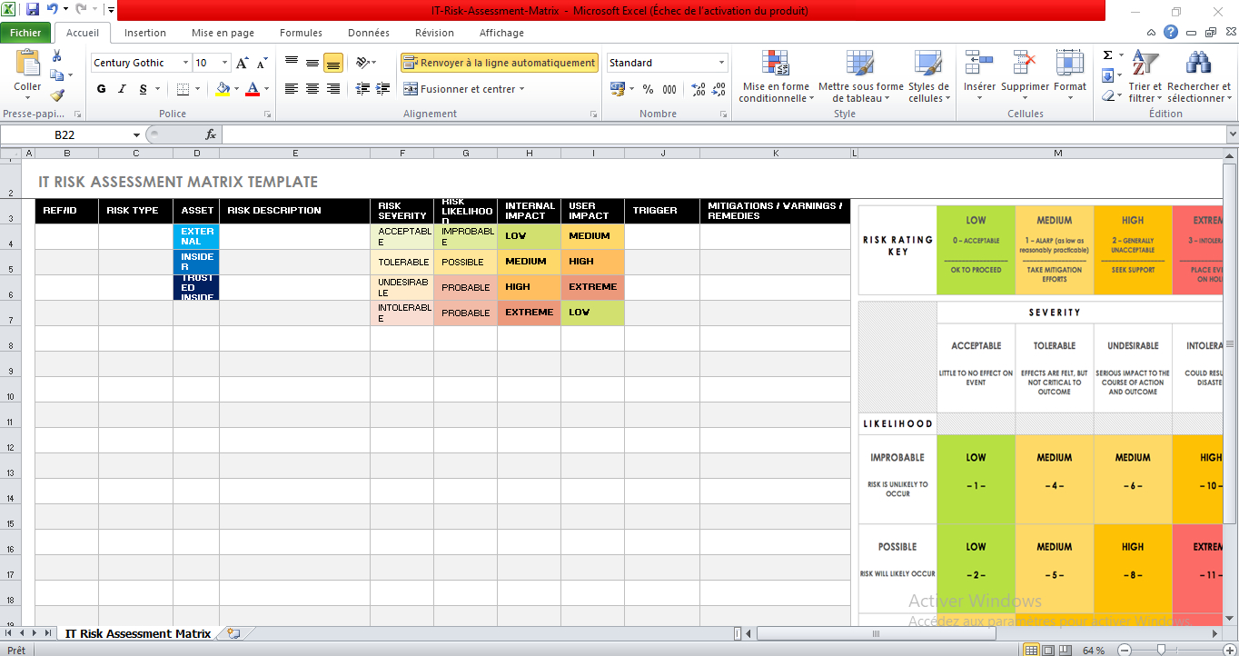 Risk Assessment Form Templates And Samples - Eloquens intended for Risk Assessment Sample Template