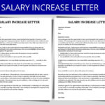 Salary Increase Letter Template: Employee Raise Request Within Pay Raise Letter Sample Templates